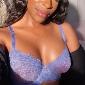 Savage x Fenty Floral Lace Unlined Bra NWT